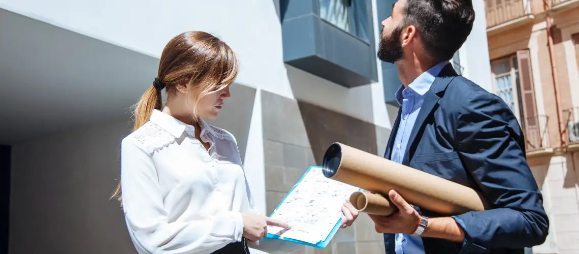Property valuer conducting a rent valuation in Brisbane